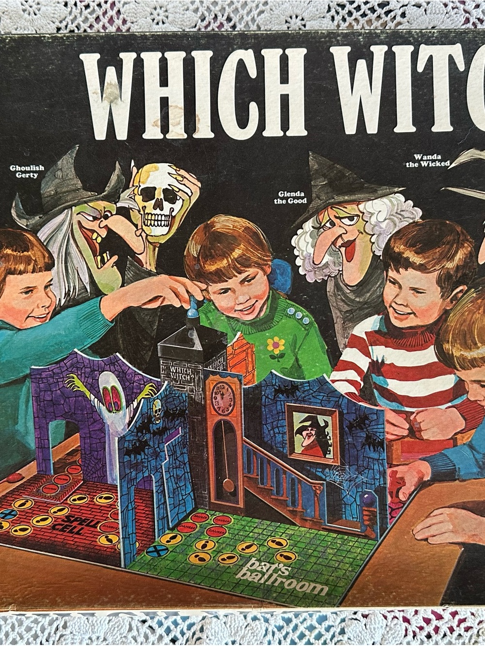 Which Witch? Vintage 1970s Kids Board Game, 70s game night, Halloween fun
